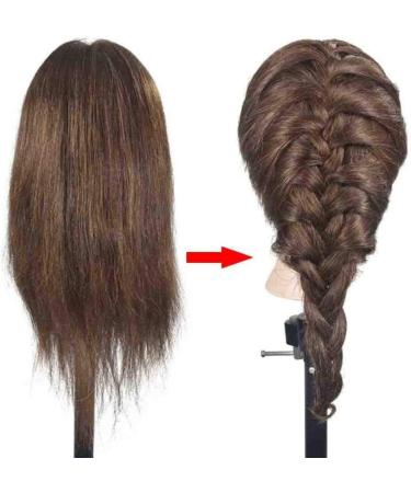 Adjustable Tailor Puppet Head for Hair Training - Real Hair Model for Weaving Coloring & Perm Lessons - Buy Online on SooperMarket.com