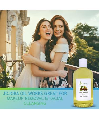 Organic Cold Pressed Jojoba Oil - 100% Pure Natural Moisturizer for Skin, Face & Hair - Perfect Carrier for Essential Oils - Ideal for Massage and Soap Making - Available in Various Sizes (32oz) - Buy Online on SooperMarket.com
