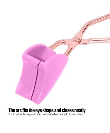 Magnetic False Eyelash Applicator Tool - Professional Stainless Steel Tweezers for Easy Application and Removal (Rose Gold/Purple) - Buy Online on SooperMarket.com
