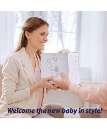 Baby Box Shop Unisex Baby Gift Set - 7 Essential Items for Newborns | Gender Neutral New Baby Hamper for Baby Shower & Gender Reveal Gifts - Buy Online on SooperMarket.com