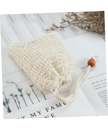 FRCOLOR 20 Pcs Sisal Soap Bags - Exfoliating Natural Soap Saver Pouches for Bathing | Eco-Friendly Soap Holder & Mesh Cleansing Net - Buy Online on SooperMarket.com