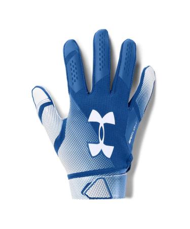 Under Armour Spotlight Model 2018 American Football Receiver Gloves Royal/White S
