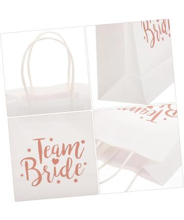 6pcs Wedding Bridesmaid Gift Bag Wedding Party Favor Bags Items for Wedding Welcome Bags Bridal Shower Bags Groomsmen Bags Bride Gift Bag Hen Party Bag Bridesmaid Bag Props Paper - Buy Online on SooperMarket.com