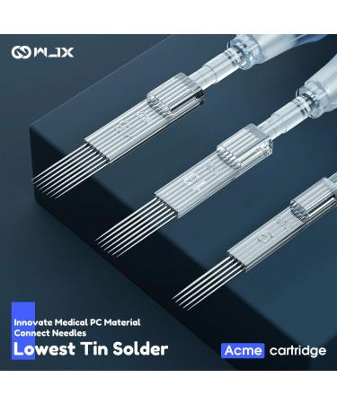 WJX 1011RM Tattoo Cartridges - 20Pcs Disposable Curved Magnum Needles - Buy Online on SooperMarket.com