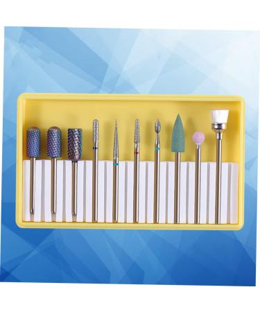 Beavorty 2 Sets Nail File Drill Bits Grit Manicure sand tool nail grinding polisher Nail Art supplies Nail Drill Replacement Bits Gel Nails Bit Cuticle Drill Bits Grinding head alloy 5x1cmx2pcs Yellowx2pcs - Buy Online on SooperMarket.com