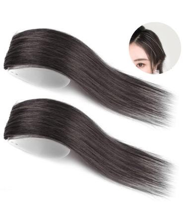 Natural in Hair Extensions Short Straight Thick One Piece Hair Pieces for Thinning Hair Invisible Hairpin Increase Women Men Hair Volume Black