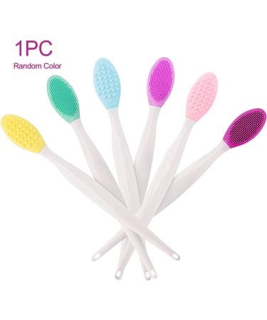 Silicone Lip Brush Double-sided Lip Brush Soft Cleaning Lip Brush Beauty Tool For Smoother Skin Cleaning Brush Set - Buy Online on SooperMarket.com