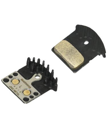 Shimano J04C Metal Disc Brake Pads, Spring and Fin