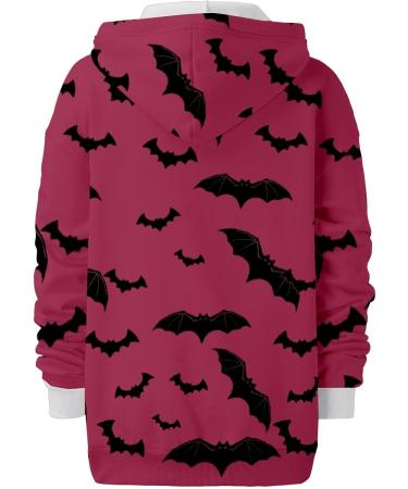 Shop Creoqiji Women's Black Sweater | Fashionable Long-Sleeved Hooded Style with Button & Cord Tie - Hot Pink Options Available - Buy Online on SooperMarket.com