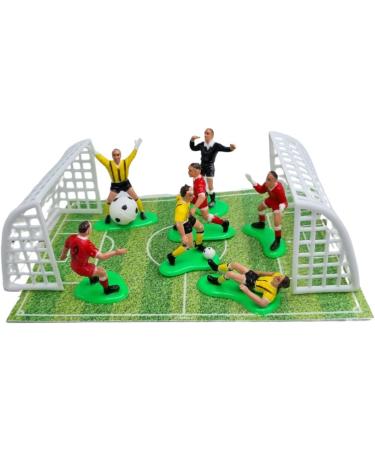 Dekora Football Cake Toppers Birthday Cake Decoration Football and Sport Themed Cake 7 Figures 2 Goals and 1 Ball - Buy Online on SooperMarket.com