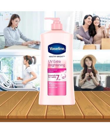 Vaseline Healthy Bright UV Extra Brightening Gluta Glow Body Lotion 500ml - Buy Online on SooperMarket.com