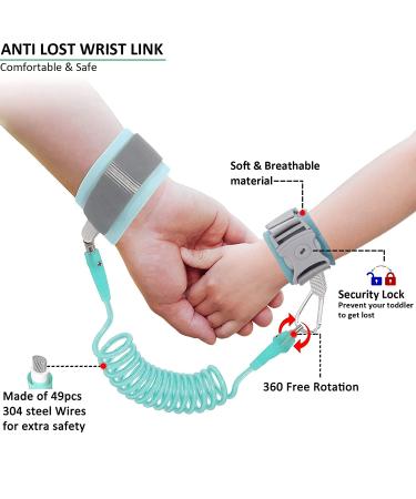 3 in 1 Baby Toddler Leash Set - ELONGRIVER Anti Lost Wrist Link, Child Safety Harness, and Kid Backpack - Buy Online on SooperMarket.com