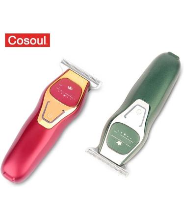 Mini Portable Electric Hair Trimmer - Small Hair Clipper for Bald Heads & Easy Haircuts - Fashion Red - Buy Online on SooperMarket.com
