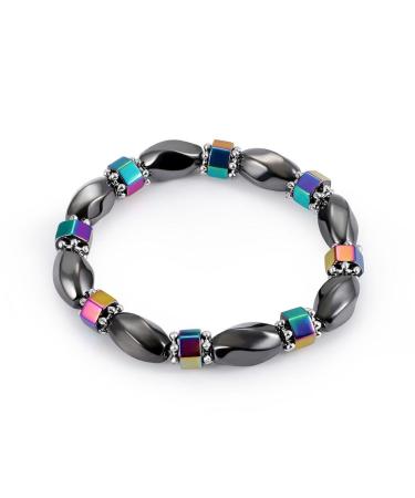 Adjustable Bracelet Beads Magnetic Hematite Bracelet Health Care Bangle for Men Women