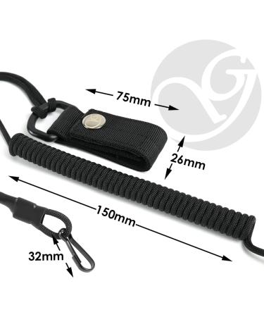 Buy All-in-One Paracord Ovary Cable & Elastic Key Pendant | Lanyard Key Band Stretch Strapping Belt RSG Holder with Carabiner - International Shipping - Buy Online on SooperMarket.com