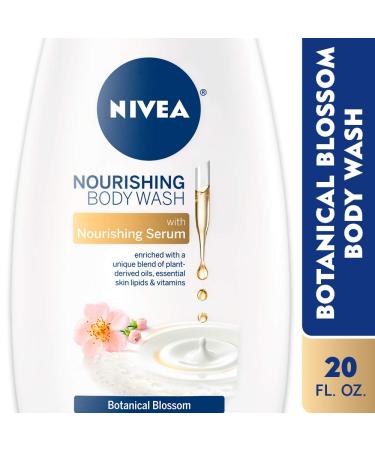 Nivea Nourishing Body Wash Botanical Blossom 20 fl oz - Hydrating & Refreshing - Buy Online on SooperMarket.com