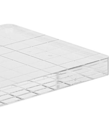 Suwimut 12-Piece Acrylic Stamp Blocks Set for Scrapbooking & Card Making | Clear Stamping Tools with Grid Lines - Assorted Sizes - Buy Online on SooperMarket.com