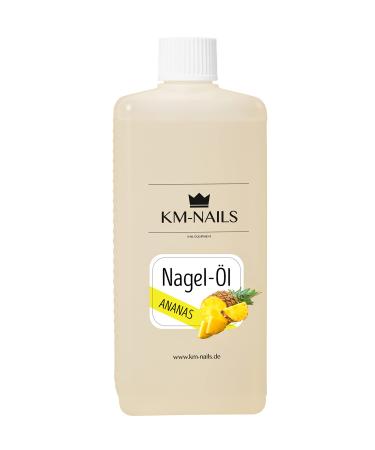 KM Nails Nail Oil Pineapple 500ml Studio Size without Paraffin