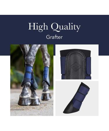 LeMieux Brushing Horse Boots - Protective Gear and Training Equipment - Equine Boots Wraps & Accessories Large Hunter Green Grafter - Buy Online on SooperMarket.com