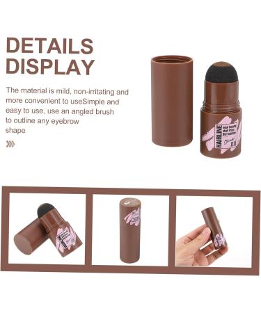 MAGICLULU 1pc Hairline Eyebrow Powder One Step Brow Powder Stamp Buildable Eyebrow Makeup Up Hair Shadow Eyebrow Powder Stamp Makeup Concealer Hairline Embellishment Repair Plastic Product 1 count (Pack of 1) As Shown - Buy Online on SooperMarket.com