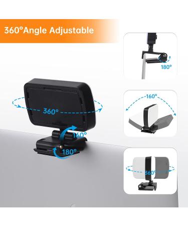 Video Conference & Webcam Lighting for Remote Work, Zoom Calls, Live Streaming - Sturdy Clip On Video Light for Zoom Meetings - Buy Online on SooperMarket.com