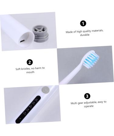 Buy Beavorty Electric Toothbrush Set - Portable & Practical for Kids & Adults | 1 Pack White - Best for Home Use - Buy Online on SooperMarket.com