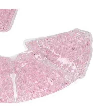 Breast Gel Pad Hot Cold Compress - Promote Milk Flow Reduce Swelling Special Shape - Pink | International Shipping - Buy Online on SooperMarket.com