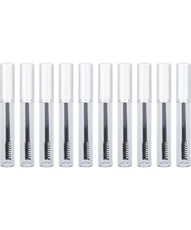 10 Pieces 3ml Empty Mascara Tube Empty Mascara Bottle with Rubber Inserts for Eye Makeup - Buy Online on SooperMarket.com