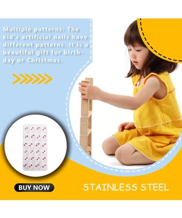 Dajidafu 1 Set Christmas Nail Wraps Press on Nails for Kids Cartoons Style Toe Decor Children Art Decals Beauty Tool Manicure PNT-16-01 - Buy Online on SooperMarket.com