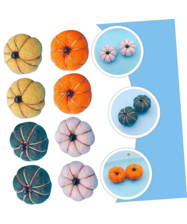 EXCEART 10pcs Felt Pumpkins Pompoms for Crafts Pumpkin Hairpin Clothes Sewing Materials Finished Product Random Color 10pcs 2X2CM - Buy Online on SooperMarket.com