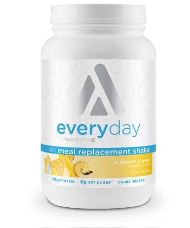 TransformHQ Meal Replacement Shake Powder 28 Servings (Pineapple Whip) - Gluten Free, Non-GMO