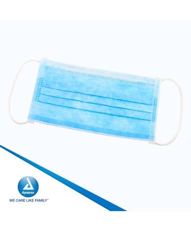 Buy Dynarex Procedure Masks - Disposable Triple-Pleated Face Masks with Ear Loops - 50 Blue Medical Masks for Hospital Use | Fast International Shipping - Buy Online on SooperMarket.com