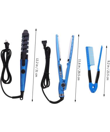 Baluue 1 Set Curling Iron Set Hair Rollers Comb Hair Curler Curling Wand Hair Straightener Curlers Rubber - Buy Online on SooperMarket.com