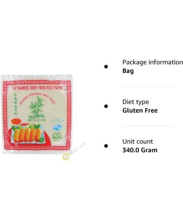 Tufoco Vietnamese Deep-Fried Rice Paper (22cm) 340g - Buy Online on SooperMarket.com