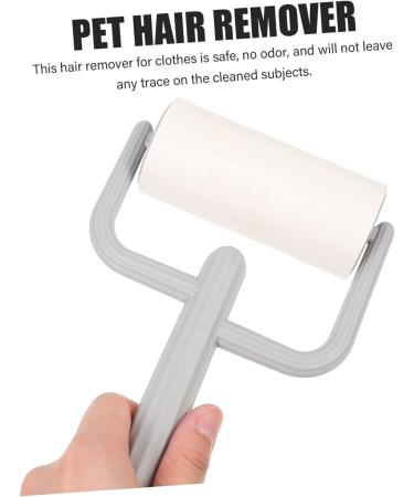 Sticker Pet Hair Remover - Effective Fur Cleaning Tool & Lint Roller for Sofa | Strong Adhesive Pet Supplies - 18.5x10x5CM Gray - Buy Online on SooperMarket.com
