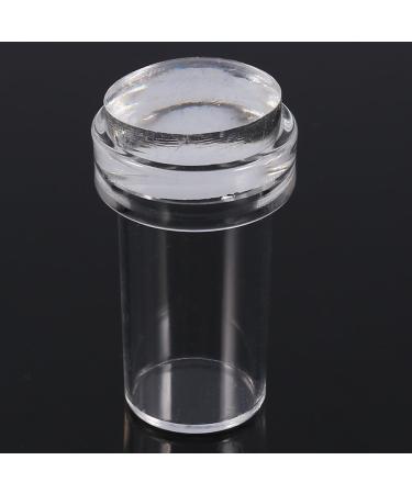 Nail Art Stamper Scraper Set Fashionable Transparent Silicone Nail Polish Transfer Manicure Tool for Women - Buy Online on SooperMarket.com