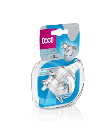 Lovi Dynamic Schnuller for Feeding Mini - BPA-Free Suction Reflex Safe Supervent System 0+ Months 2 Pack - Buy Online on SooperMarket.com