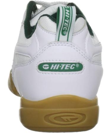 Hi-Tec Women's Squash Classic Shoes - Size 43 EU - White/Green - International Shipping Available - Buy Online on SooperMarket.com