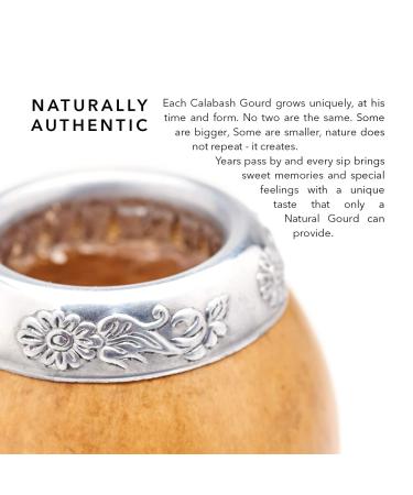 Balibetov Yerba Mate Set - 2 Argentine Gourd Cups 100g Loose Yerba Mate 2 Bombillas & Cleaning Brush | International Shipping Available - Buy Online on SooperMarket.com