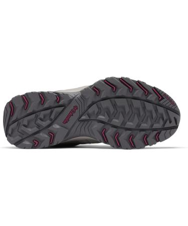 Columbia Redmond III WP Women's Waterproof Hiking Shoes - EU Size 38 - Ti Titanium & Red Onion - Buy Online on SooperMarket.com