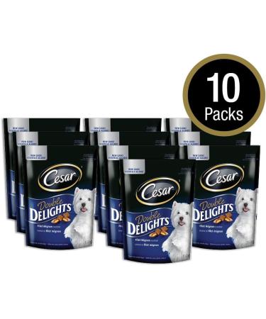 CESAR Double Delights Filet Mignon + CESAR Bakies Bacon-Roasted Chicken Treats for Adult Small Breed Dogs - Buy Online on SooperMarket.com