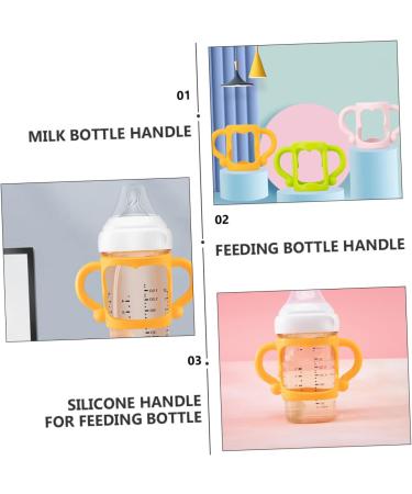 Ibasenice 8 STK Bottle Handle Holder - Travel Utensils for Baby Dr. Brown Bottles - Orange - International Shipping - Buy Online on SooperMarket.com