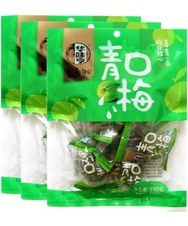 Green Plums 120g/Bag Sour and Sweet Crispy Small Plums Juicy Plums Snack Dried Prunes Dried Fruit Peach Preserved Fruit Snacks Food Office Desserts Vegan Chinese Casual Snacks Gift Pack (10bag) - Buy Online on SooperMarket.com