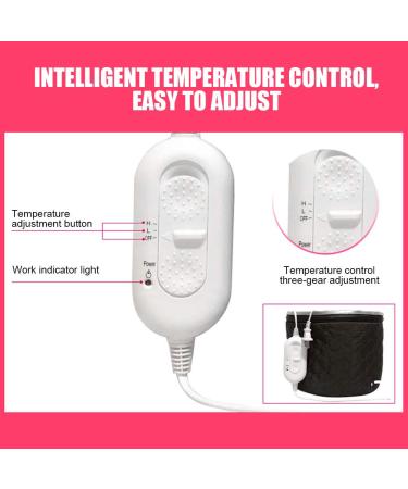 Electric Hair Heating Hat - Hot Oil Treatment & SPA Nourish Care | Adjustable Temperature | Soft PU Material - Deep Conditioning Hair Care - Buy Online on SooperMarket.com