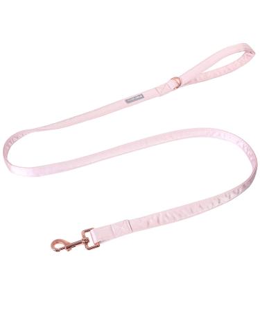 Lionet Paws Dog Leash - Silk Leash for Small Medium Large Dogs Matching Collars for Girls and Boys S Leash (Pack of 1) Pink