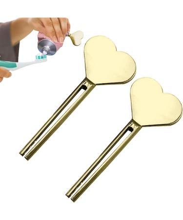 Toothpaste Key Squeezer - Tube Squeezer Key | Tube Key | Toothpaste Squeezer | Stainless Steel Toothpaste Roller | Manual Toothpaste Squeezer | Metal Tube Squeezer Key for Save Toothpaste Gold - Buy Online on SooperMarket.com