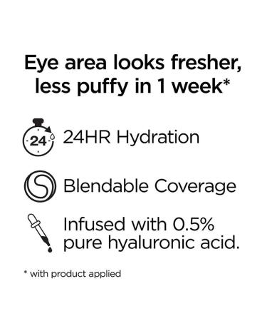 L'Or al True Match Eye Cream Concealer with Hyaluronic Acid Dark N7-8 0.4 fl. Oz (Pack of 2) - Buy Online on SooperMarket.com