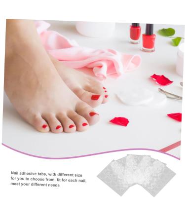 HAPINARY 20 Sheets Artificial Nails Medium Length Nail Glue Tabs Nail Adhesive Glue on Nails Medium Length Nail Sticky Tabs Nail Glue Stickers for Press on Nails Sticker Nails Nail Tabs - Buy Online on SooperMarket.com