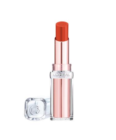 L'Oreal Paris Lipstick Balm-In-Lipstick Keep Lips Hydrated and Smooth Natural-Looking Shiny Finish Glow Paradise 244 Apricot Desire 244 Apricot Desire 3.8 g (Pack of 1)