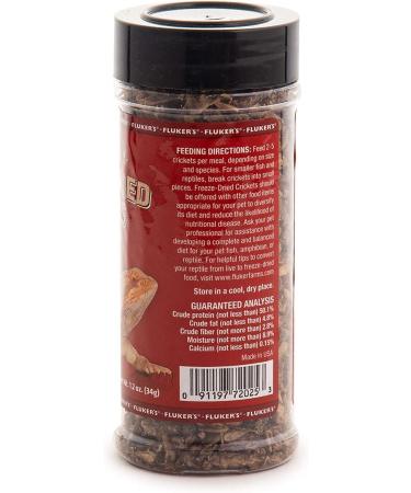 Fluker's Freeze Dried Insects for Reptiles, Birds, Fish & Amphibians - Crickets - Buy Online on SooperMarket.com